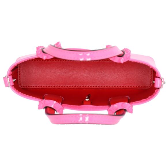 Christian Louboutin Cabata EW Nano Handbag 3225245 Pink Patent Leather - Picture 4 of 6
